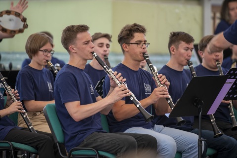 Духовой оркестр «Летней школы в Гнесинке»