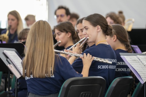 Духовой оркестр «Летней школы в Гнесинке»